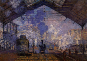 Le gare Saint-Lazare Olio su tela, 75 x 104 cm Parigi, Musée d'Orsay