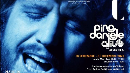 Pino Daniele Alive, La mostra_locandina orizzontale___