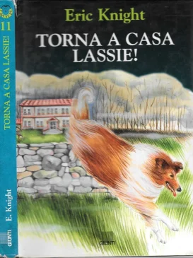 Copertina libro "Torna a casa Lassie" (Giunti Editore - Eric Knight)